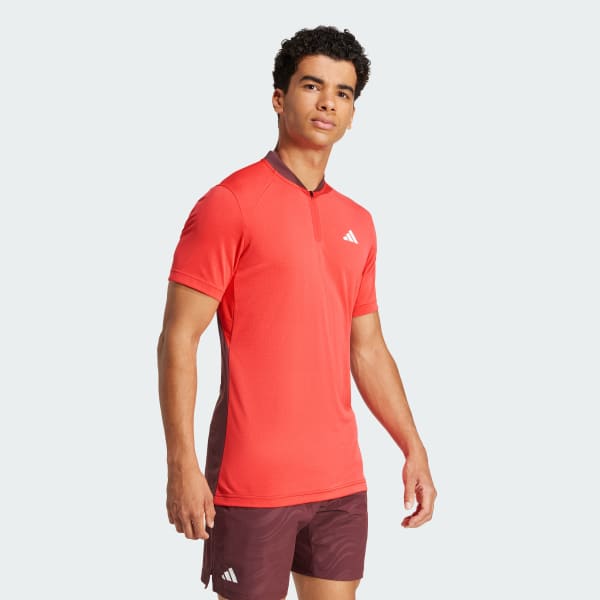 Red Tennis Pro FreeLift Polo Shirt