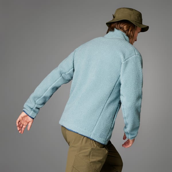 Grau Terrex Xploric High Pile Fleece Oberteil