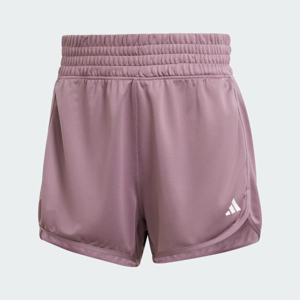Purple Pacer Essentials Knit High-Rise Shorts