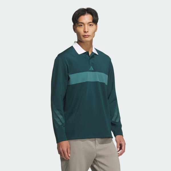 Green Polo Shirt Long Sleeve