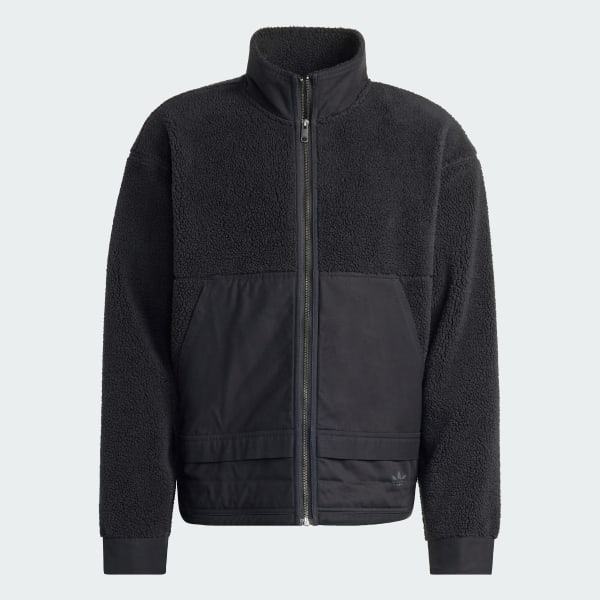 Sort Premium Essentials Polar Fleece Full-Zip jakke