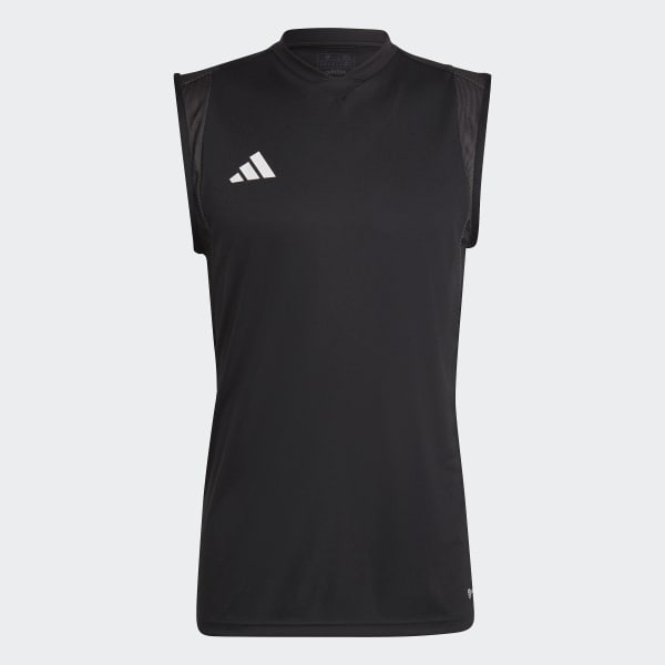 Schwarz Tiro 23 Competition Sleeveless Trikot