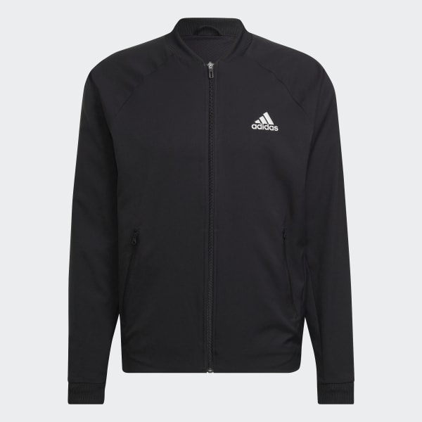 Czerń Tennis Stretch-Woven Jacket MMW40