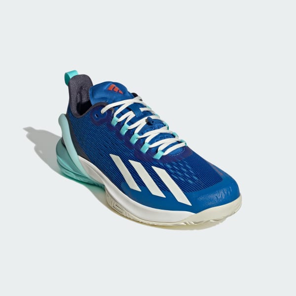 สีน้ำเงิน รองเท้าเทนนิส adizero Cybersonic