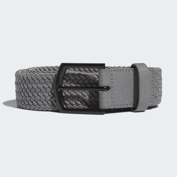 Grey Braided Stretch Belt BD952