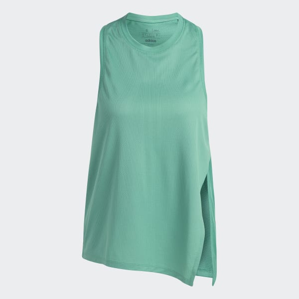 Verde Playera sin Mangas de Entrenamiento HIIT AEROREADY Quickburn