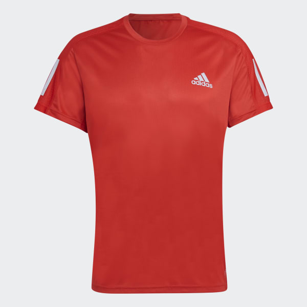Orbita deberes Operación posible adidas Own the Run Tee - Red | Men's Running | adidas US