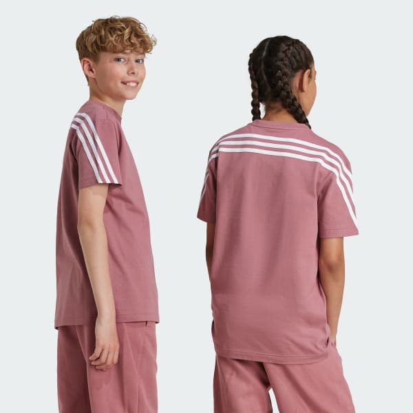 Rosa Playera Future Icons 3 Franjas