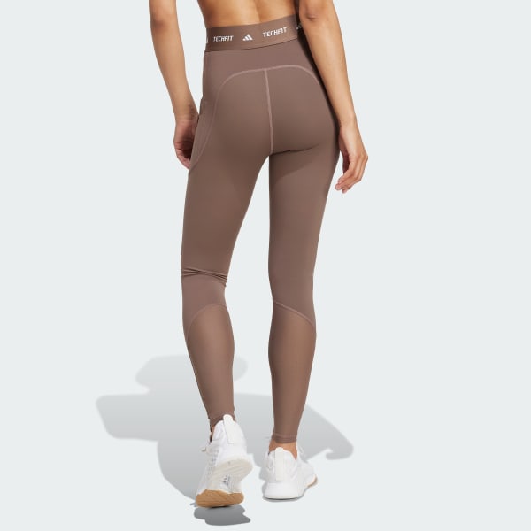adidas TECHFIT Stash Pocket Full-Length Leggings - Black