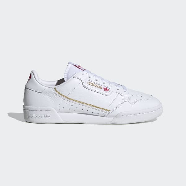 adidas Continental 80 Sko Hvit | adidas Norway Adidas Originals Continental 80 Sko Footwear WhiteScarlet