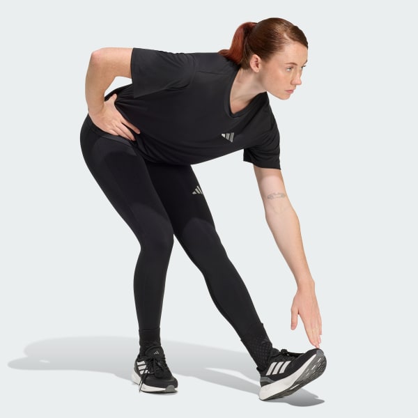 Svart Run Essentials Full Length Leggings