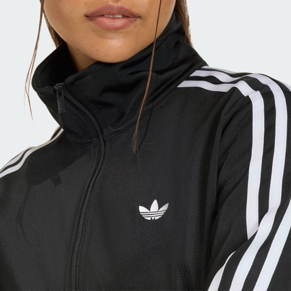 adidas SMOCKED FIREBIRD TRACK TOP - Black | Free Shipping with adiClub