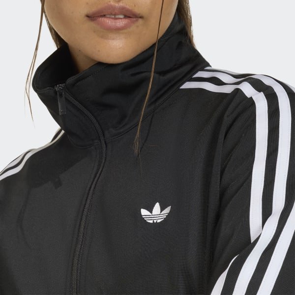 adidas SMOCKED FIREBIRD TRACK TOP - Black | Free Shipping with adiClub
