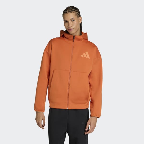 PONZU　 adidas Z.N.E. Full-Zip Kapüşonlu Üst - Turuncu | adidas Türkiye