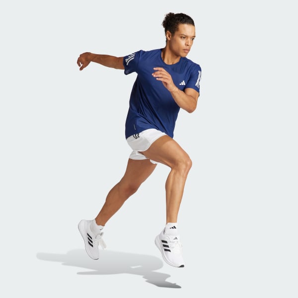 Azul Camiseta Own the Run