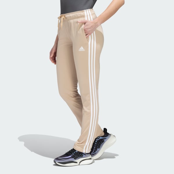 adidas STRIPES TRICOT TRACKPANTS Beige adidas India