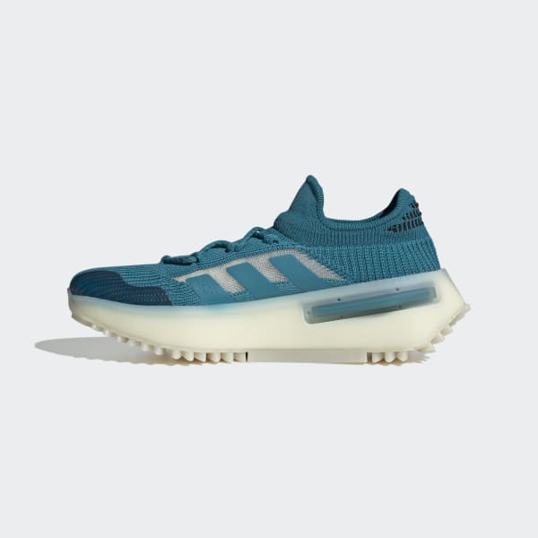 Adidas originals nmd in white-turquoise store