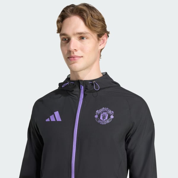 Manchester United Tiro 25 Competition Vis Tech Travel Jacket