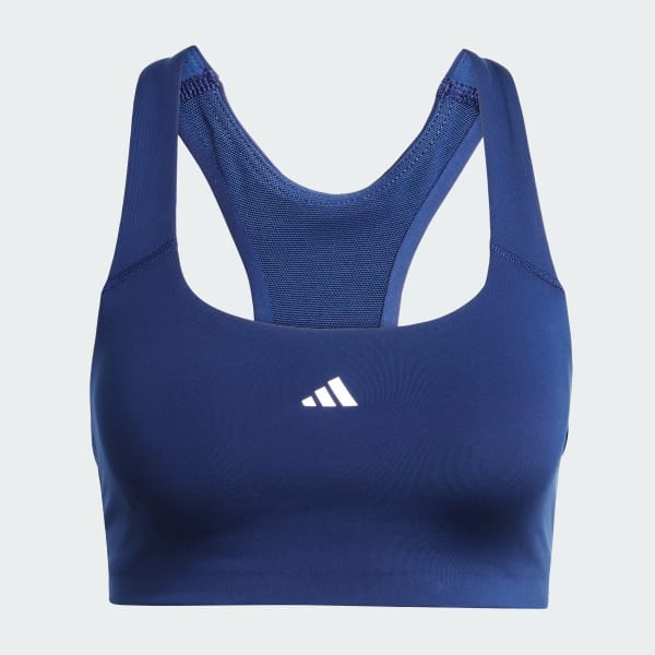 豊富なギフト for Bra Powerimpact adidas Training Shipping Free | Blue - 陸上用シャツ