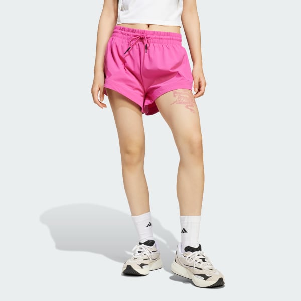 Rosa Shorts Malha adidas Z.N.E.