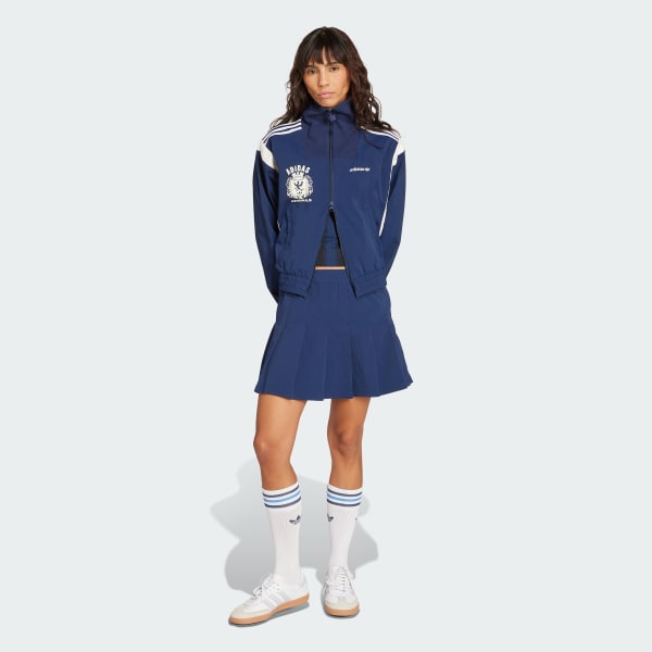 ◆adidas◆ Mascot Woven Tracksuit Jacket Night Indigo JY2809 adidas Mascotte Woven Tracksuit Jacket - Blue | adidas Singapore