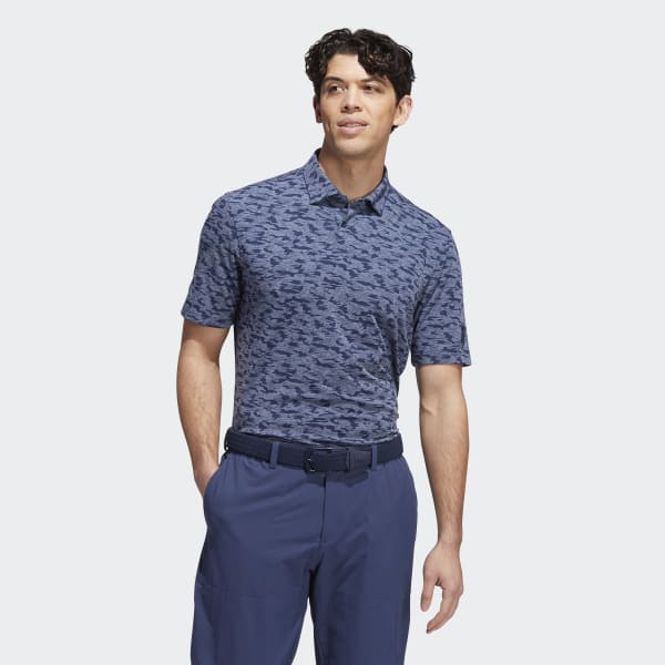 Blue Go-To Camo-Print Polo Shirt