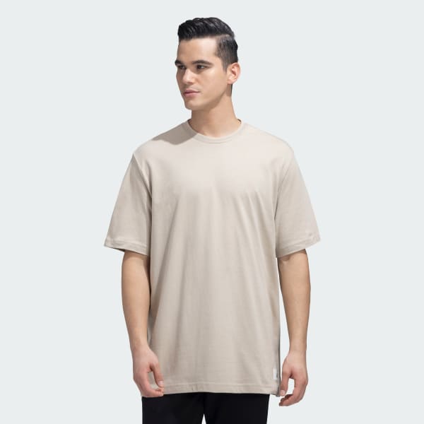 Mens beige adidas t new arrivals shirt