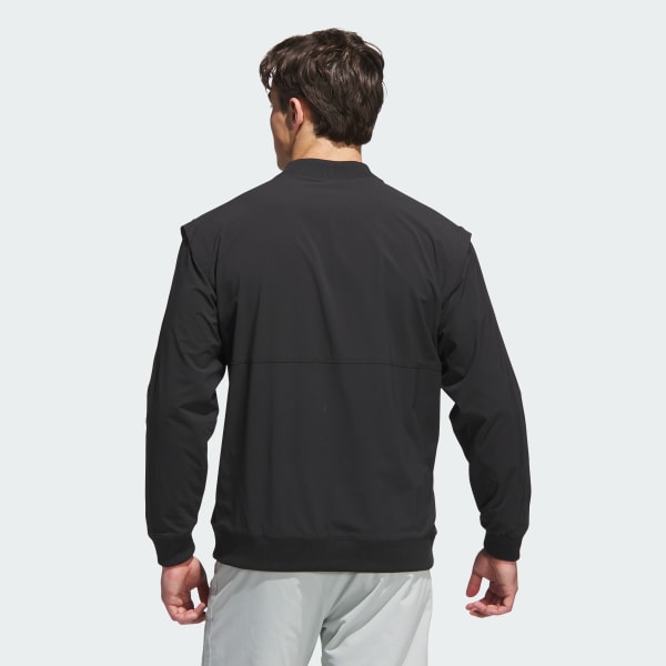 Black Beyond The Course Twistweave Hybrid Loose 스웨트셔츠