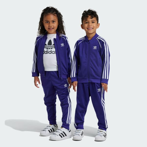 Purple adidas sweat suit store
