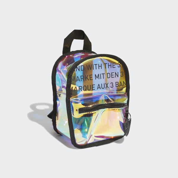 mini mochila transparente adidas