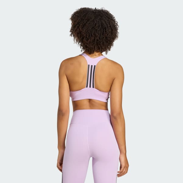 Powerimpact Training Medium-Support 3-Stripes Bra