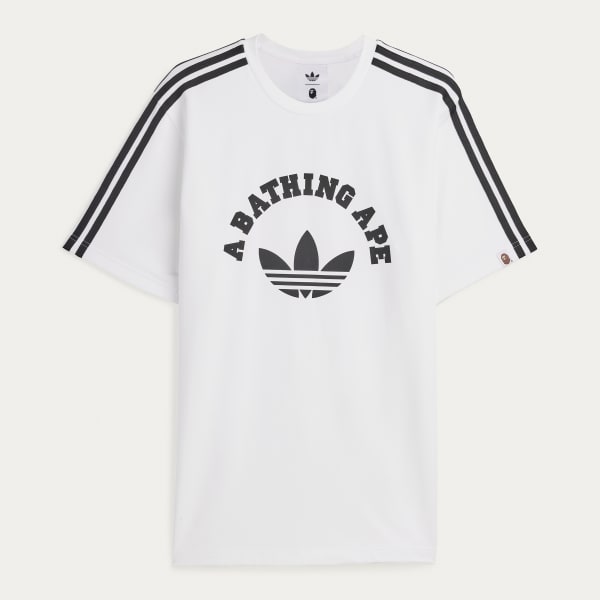 正規品販売！ adidas BAPE Tee - White | Free Shipping with adiClub Tシャツ/カットソー(半袖/袖なし)