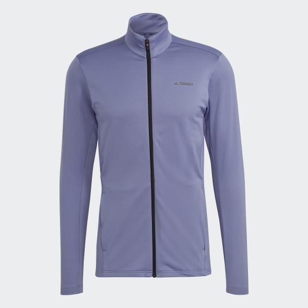 Morado Chaqueta Terrex Multi Primegreen Cierre Frontal Felpa