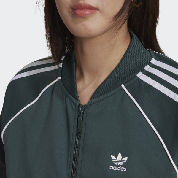 Adidas sst track cheap jacket mineral green