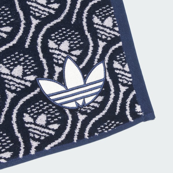 Bleu Serviette imprimé intégral Originals