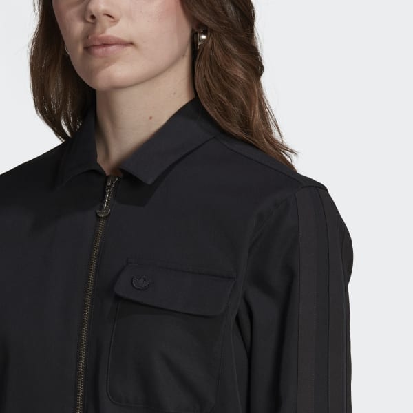 Zwart Adicolor Contempo Tailored Overhemd (Uniseks) L6755