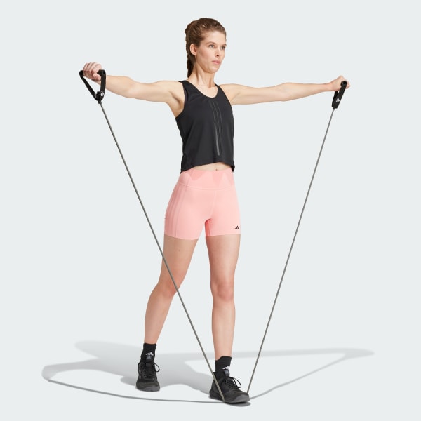 Zwart Power Reversible 3-Stripes Tight Fit Tanktop