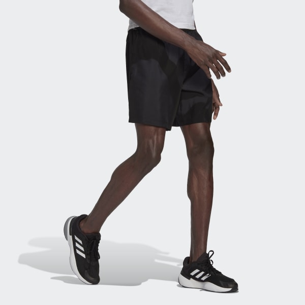 Black Designed to Move Logo Shorts