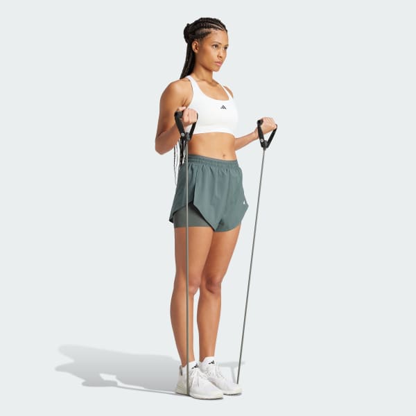 adidas Designed for Training 2-in-1 Shorts - Grey | Women's Training ...