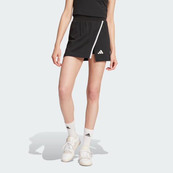 Svart Essentials Color-Pop Cotton Skort