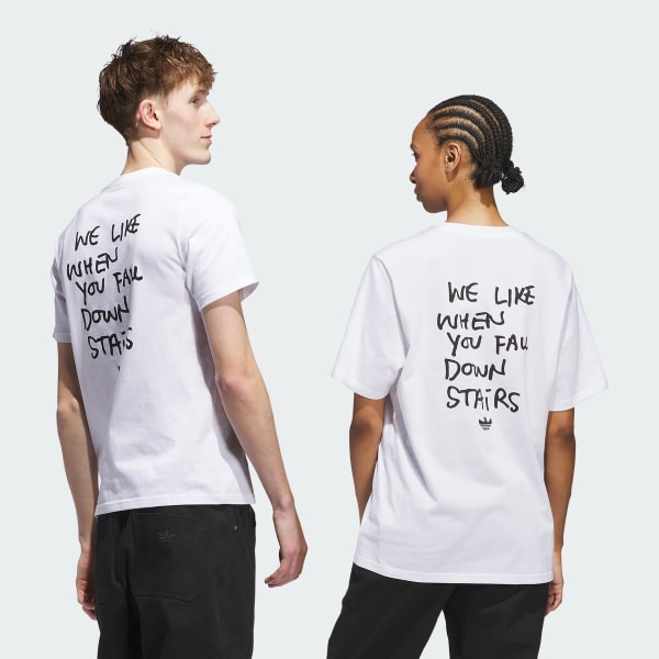 Blanc T-shirt Shmoofoil Stairs