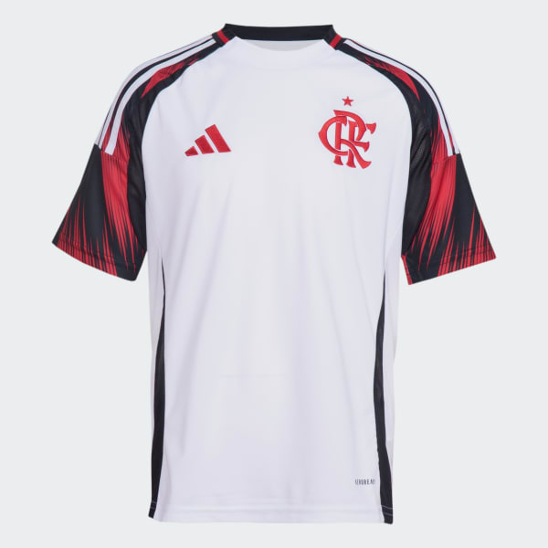Branco Camisa II CR Flamengo 25 Infantil
