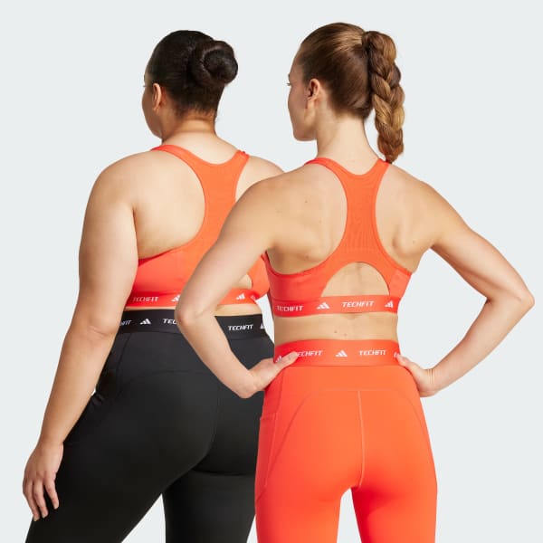 Naranja Top Deportivo Techfit Soporte Medio