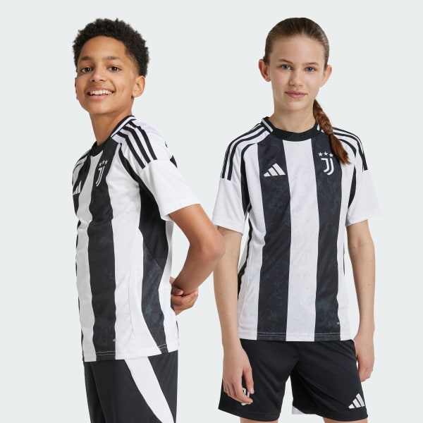 สีขาว เสื้อฟุตบอลชุดเหย้า Juventus 24/25 สำหรับเด็ก