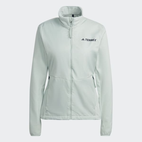 Grun Multi Primegreen Fleece Windjacke