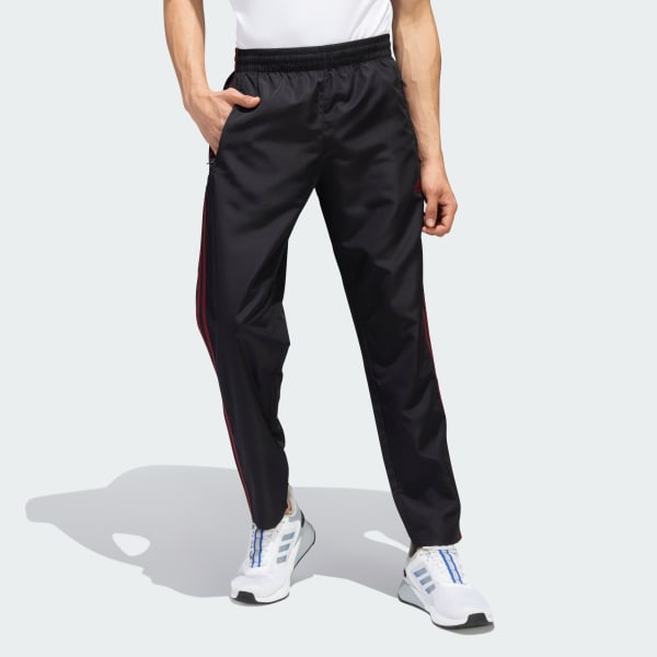 Black CUT PILE PANTS