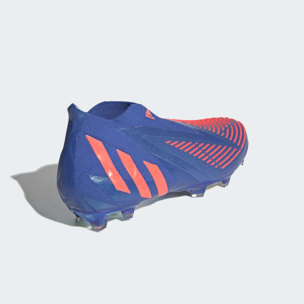 สีน้ำเงิน รองเท้าฟุตบอล Predator Edge+ Firm Ground LTO68