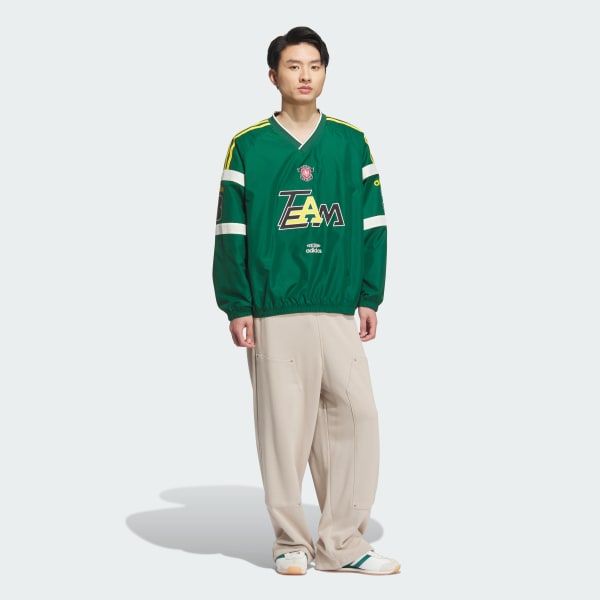 สีเบจ กางเกงสเวต TEAM ADIDAS DOUBLEKNEE