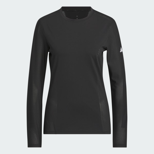 Black Ultimate365 Tour Engineered Long Sleeve Slim Top