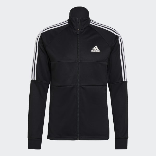 cerná AEROREADY Sereno Cut 3-Stripes Slim Track Jacket